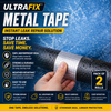 UltraFix™ Waterproof Repair Tape (Pack of 2) – Strong Leak Sealing Metal Tape for Roof, Pipe & Water Tank Repairs