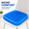 Premium Honeycomb Gel Cushion with Washable Cover