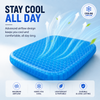 Premium Honeycomb Gel Cushion with Washable Cover