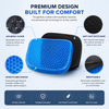 Premium Honeycomb Gel Cushion with Washable Cover