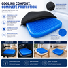 Premium Honeycomb Gel Cushion with Washable Cover